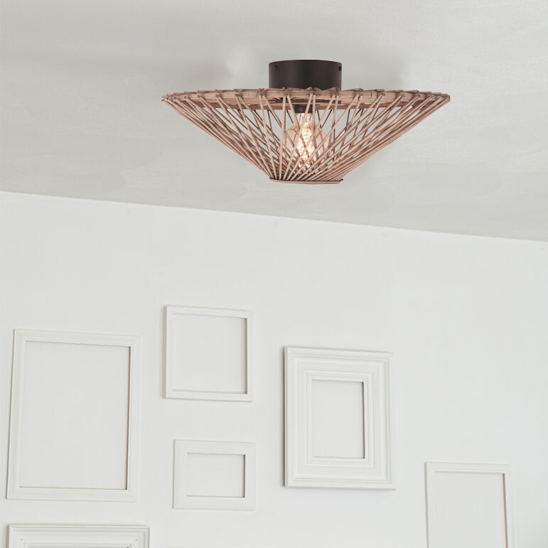 Chericoni Nature Capello Pendelleuchte Ø50 cm aus FSC-Bambus