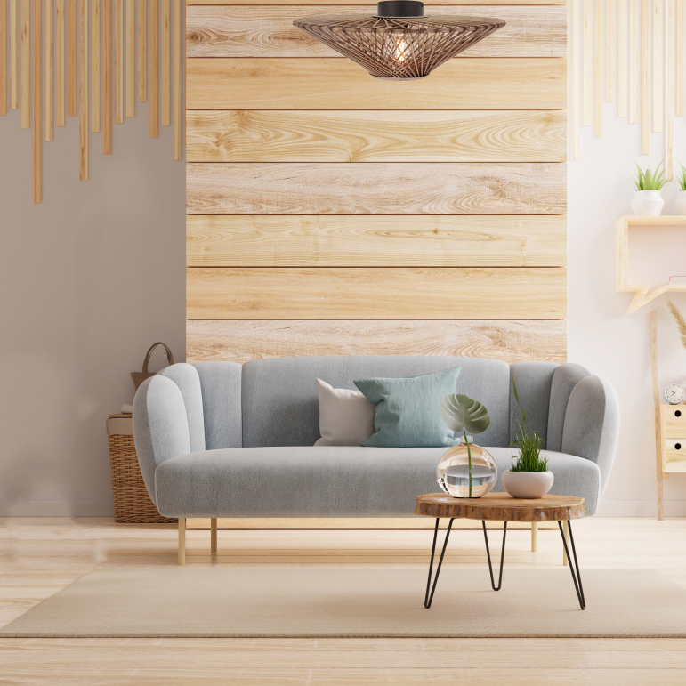 Runde Chericoni Capello Pendelleuchte aus FSC-zertifiziertem Bambus