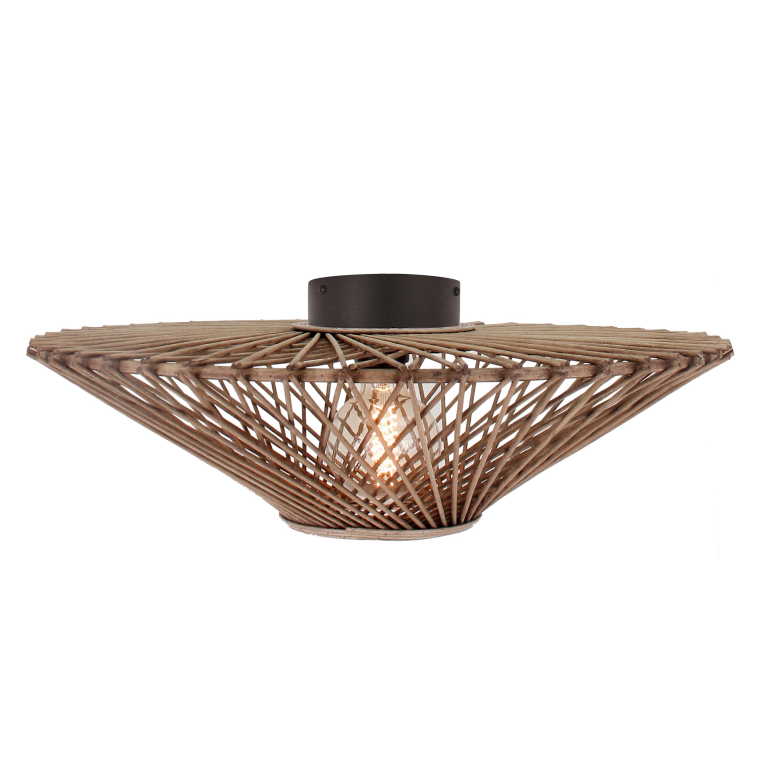 Runde Chericoni Capello Pendelleuchte aus FSC-zertifiziertem Bambus