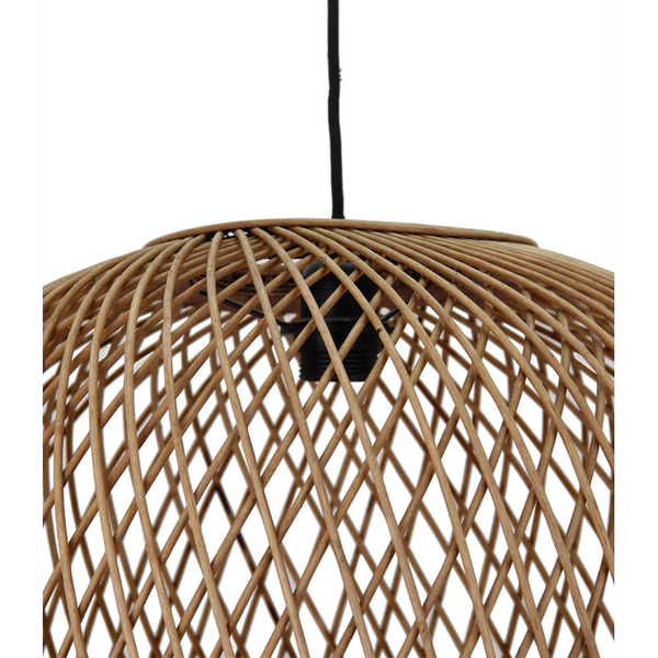 Chericoni Nature Diagonaal hanglamp, ronde vorm, Ø50 cm, geschikt voor E27 lampen.