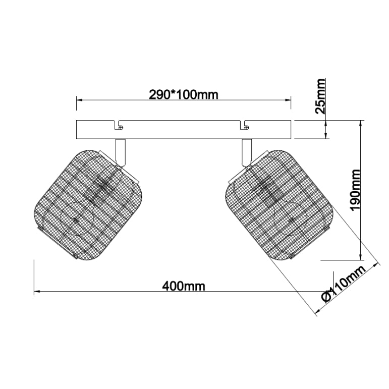 Chericoni Nature Diagonal Pendelleuchte – elegantes Design aus Bambus