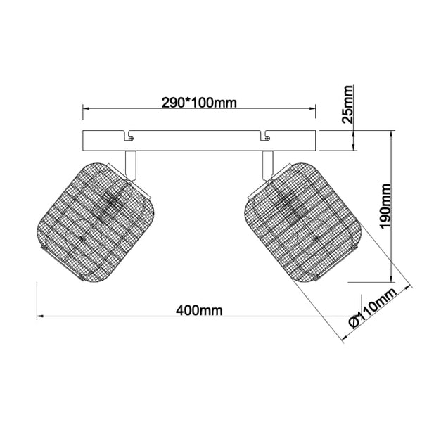 Chericoni Nature Diagonal Pendelleuchte – elegantes Design aus Bambus