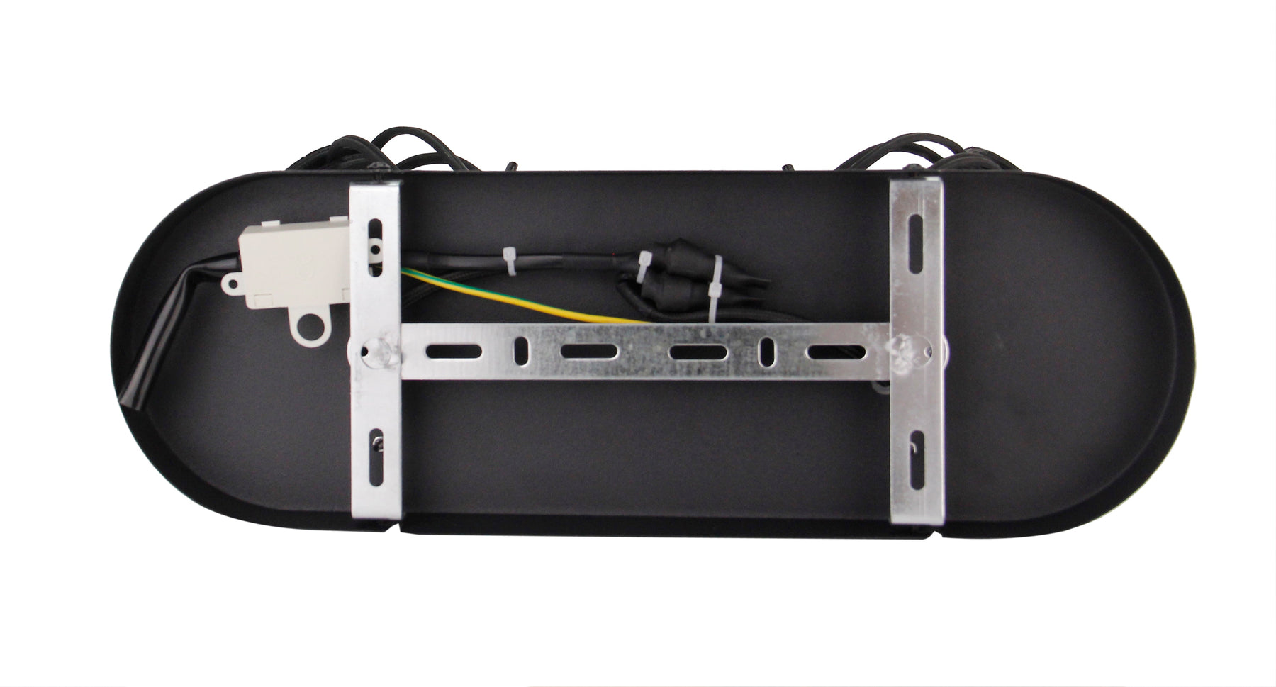 Montage van de Chericoni Nature Trapeze plafondspot zwart, 2 lichts, Ø11 cm, E14 fitting, voor eenvoudige en veilige installatie.