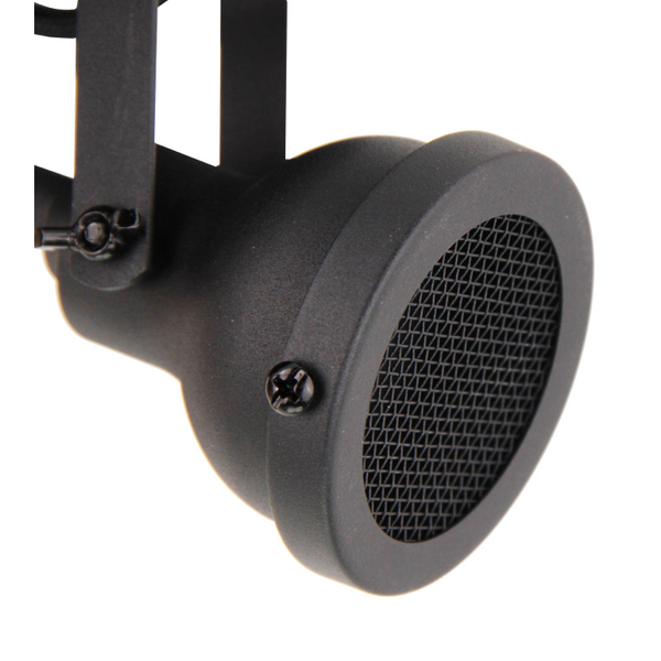 Kombination aus 1-, 2- und 3-flammigen Nero-Spots im modernen Flur