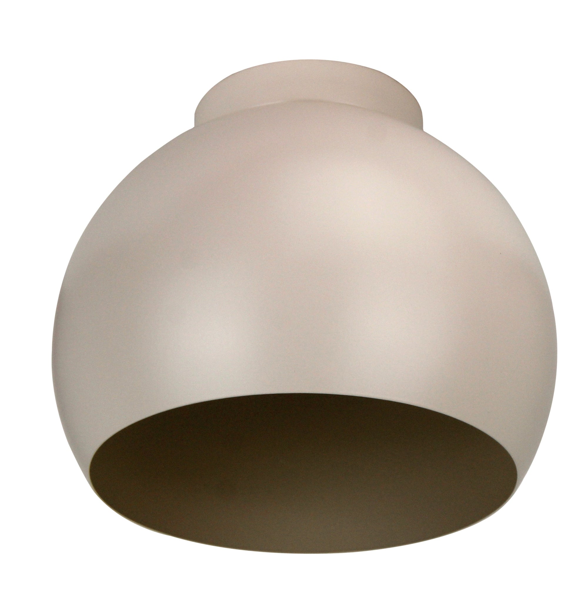 Plafondlamp Chericoni Occhio, cream, Ø25 cm, 1 lichtpunt, ijzer en metaal. Italiaans design voor stijlvolle verlichting.