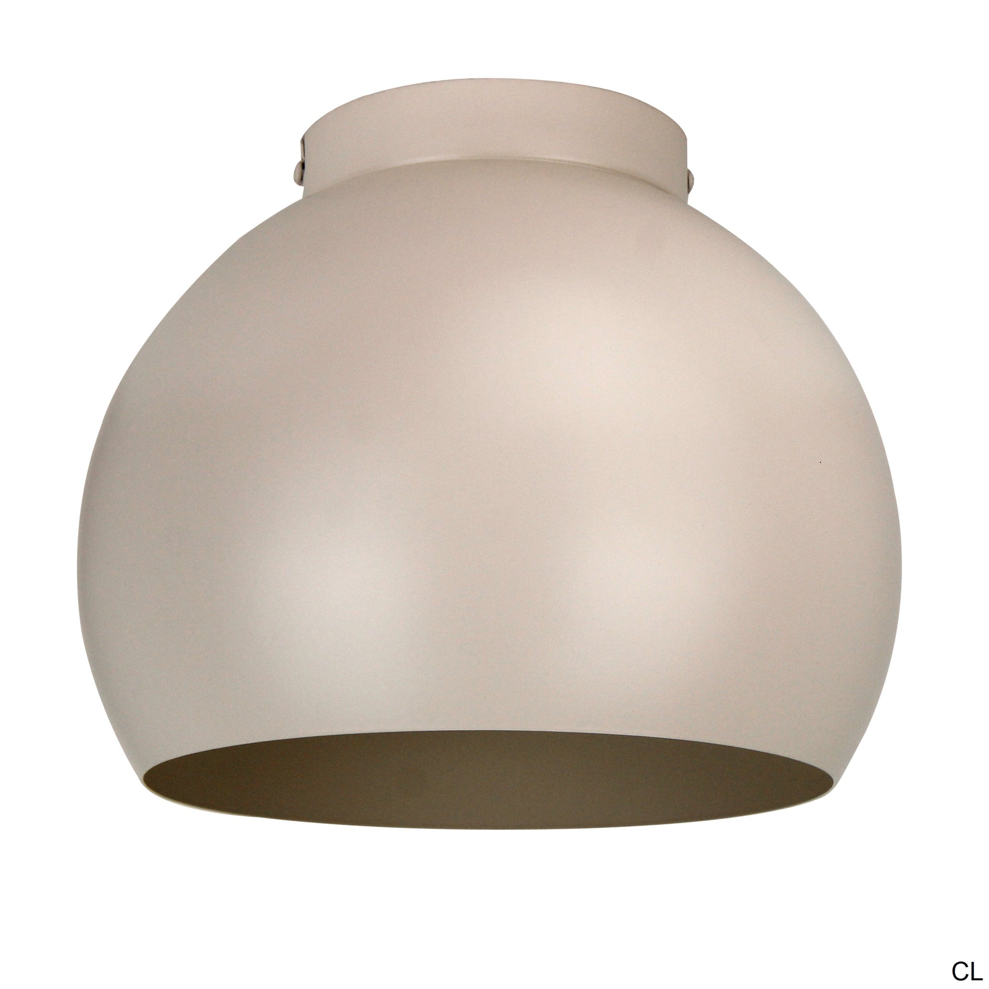Plafondlamp Chericoni Occhio, cream, Ø25 cm, 1 lichtpunt, ijzer en metaal. Italiaans design voor stijlvolle verlichting.