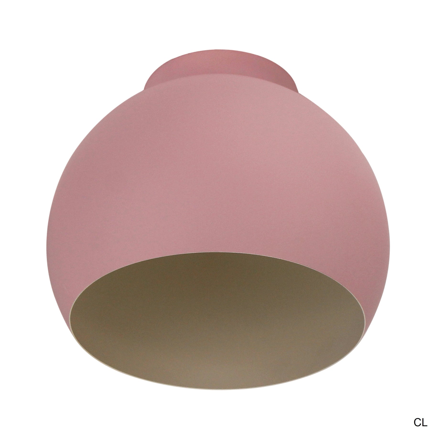 Plafondlamp Chericoni Occhio, roze, Ø25 cm, 1 lichtpunt, ijzer en metaal. Italiaans design voor stijlvolle verlichting.