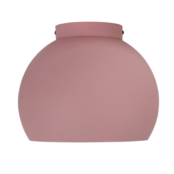 Plafondlamp Chericoni Occhio, roze, Ø25 cm, 1 lichtpunt, ijzer en metaal. Italiaans design voor stijlvolle verlichting.