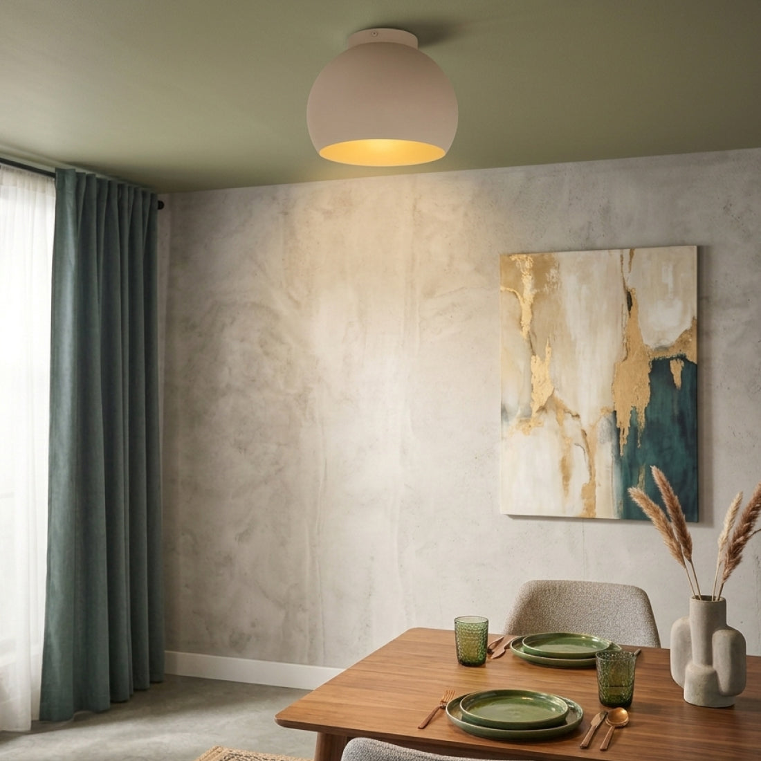 Chericoni Occhio Ceiling Lamp - 1 Light - Sand - Ø 25 cm