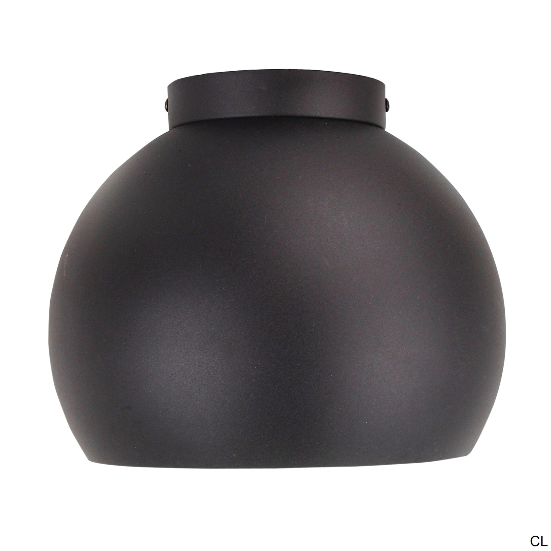 Plafondlamp Chericoni Occhio, zwart, Ø25 cm, 1 lichtpunt, ijzer en metaal. Italiaans design voor stijlvolle verlichting.