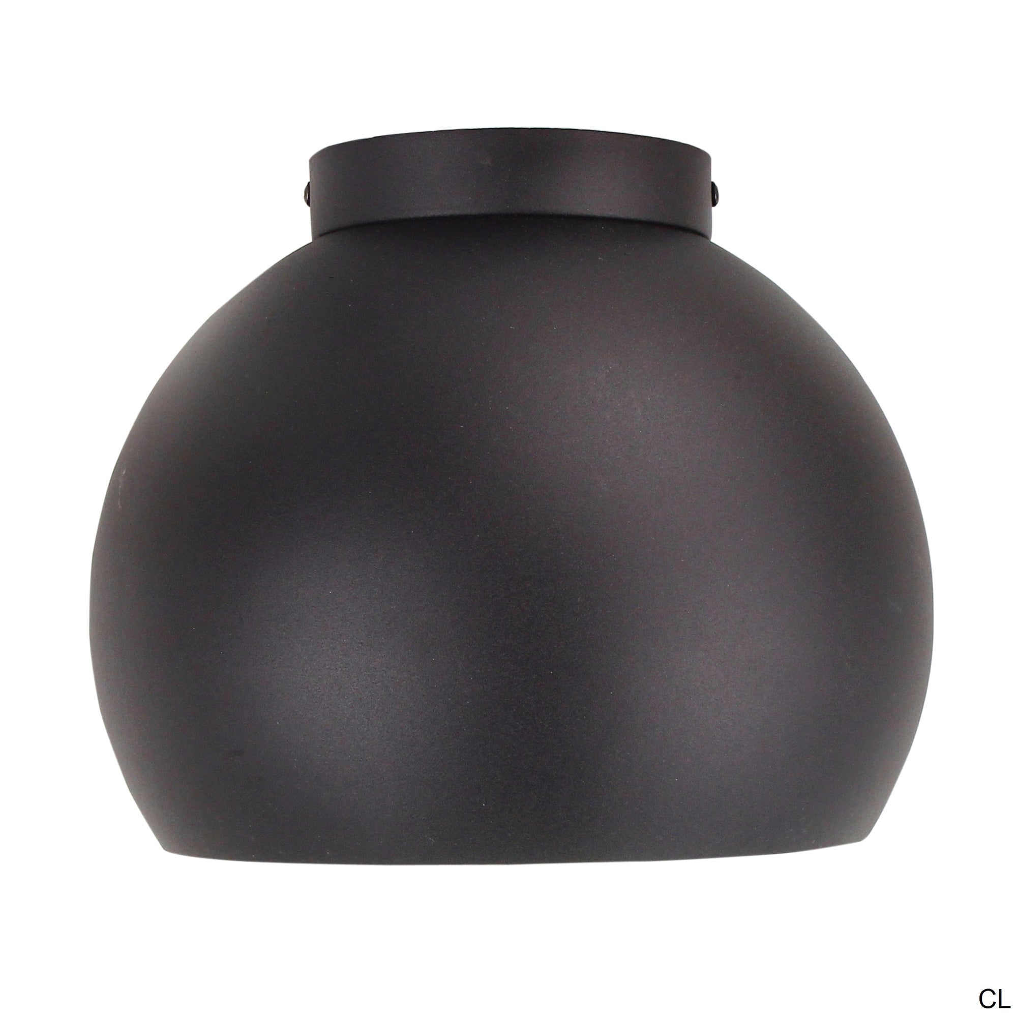 Plafondlamp Chericoni Occhio, zwart, Ø25 cm, 1 lichtpunt, ijzer en metaal. Italiaans design voor stijlvolle verlichting.