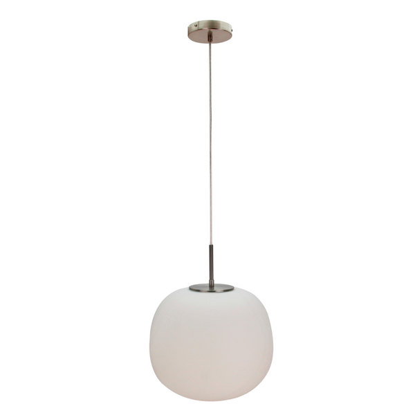 Mit der Chericoni Opalino Hängelampe, Ø38 cm, 1-flammig, in Weiß, bringen Sie ein edles und modernes Beleuchtungselement aus Glas in Ihr Zuhause. Perfekt für Esstische oder moderne Wohnzimmer.