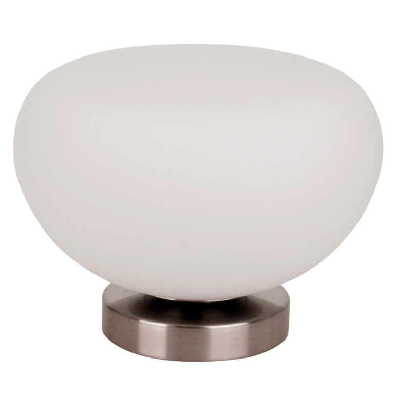 Mit der Chericoni Opalino Tischlampe, Ø22 cm, 1-flammig, Glas & Metall, setzen Sie stilvolle und warme Lichtakzente.