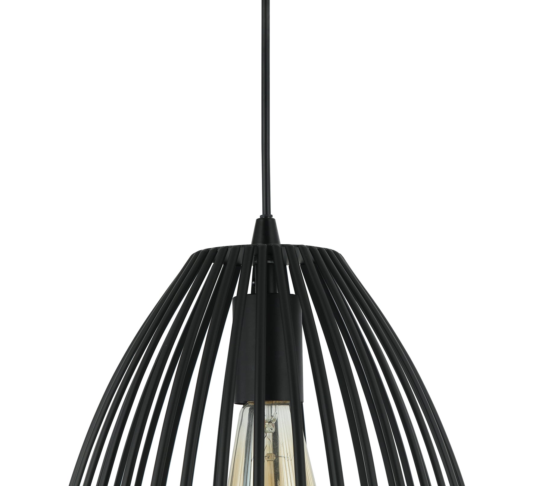 Rho hanglamp van Chericoni, Ø26,5 cm, in zwart met E27 fitting, ideaal voor een stijlvolle verlichting.
