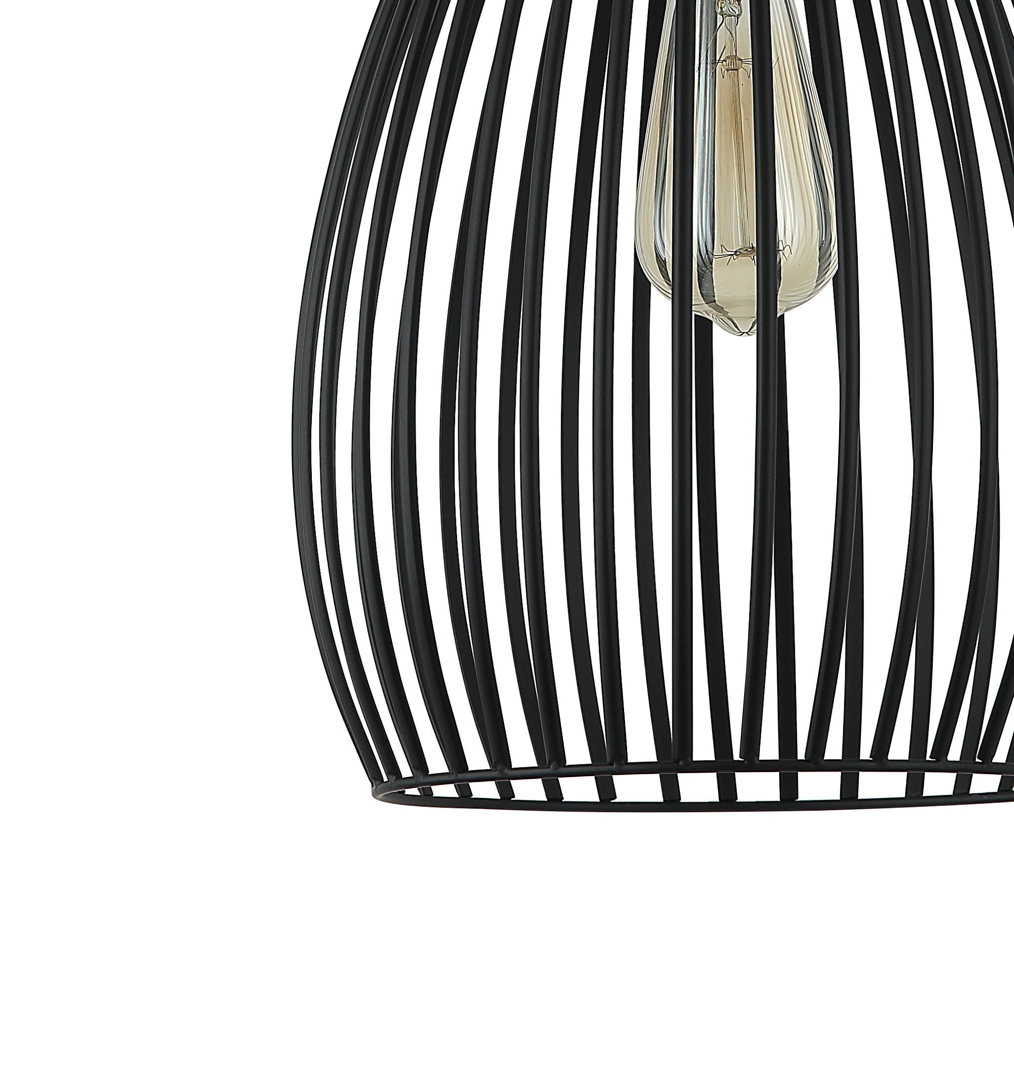 Moderne Chericoni Rho hanglamp in zwart, Ø26,5 cm, met E27 fitting, voor een sfeervolle uitstraling.
