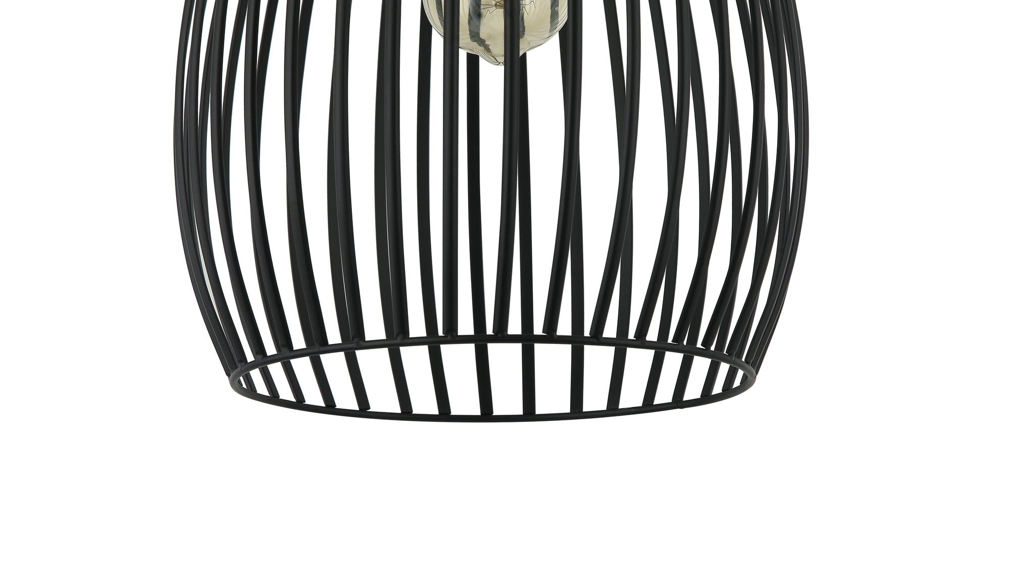 Zwarte Chericoni Rho hanglamp, Ø26,5 cm, met E27 fitting, perfect voor een eigentijds interieur.
