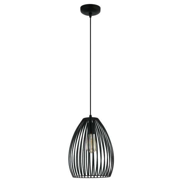 Chericoni Rho hanglamp, zwart, Ø26,5 cm, 1 lichts en E27 fitting, een elegant en minimalistisch design.
