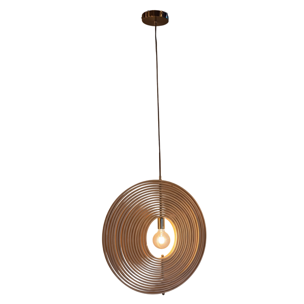 Chericoni Ring Hanglamp – 1 lichts – Ø60 cm – E27 – Natuur hout