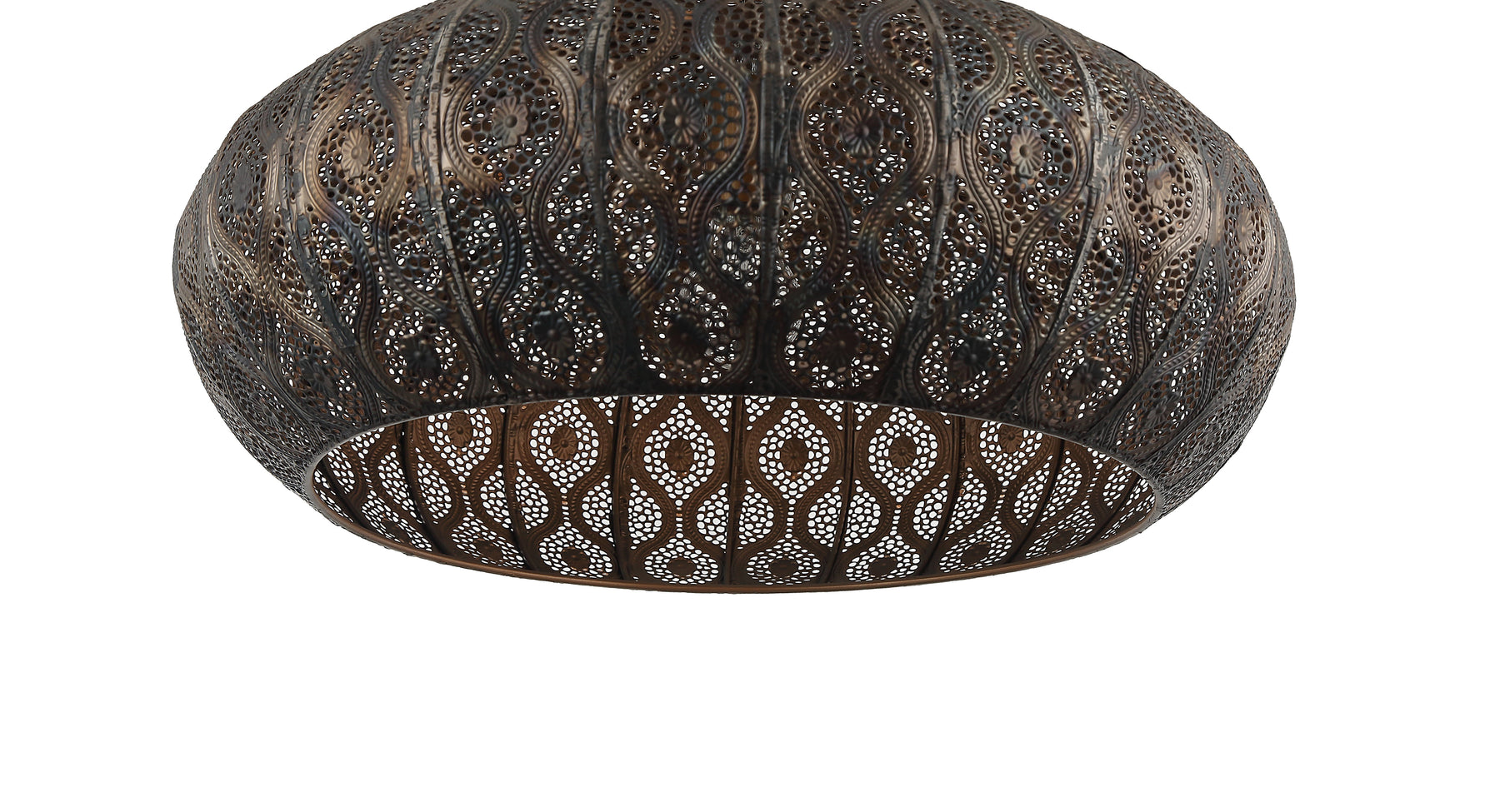 Chericoni Rolo hanglamp, Ø52 cm, zwart ontwerp, 1 lichts en E27 fitting, een ideale keuze voor een eigentijdse uitstraling.