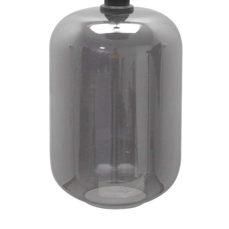 Stilvolle Glaslampe von Chericoni als Pendelleuchte im Wohnzimmer