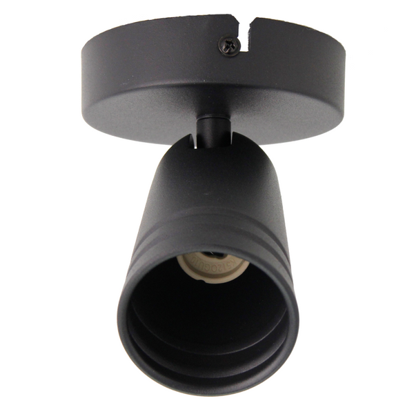 Chericoni Spero 1-flammige Plafondspot in Schwarz – Ø6 cm – GU10