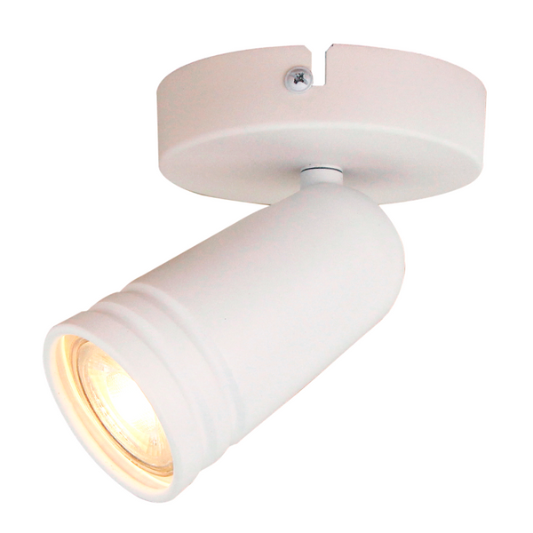 Chericoni Spero 1-flammige Plafondspot in Weiß – Ø6 cm – GU10 – dreh- und schwenkbar