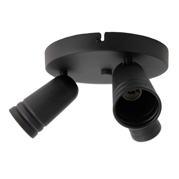 Chericoni Spero 3-flammige Plafondspot in Schwarz – Ø6 cm – GU10 – modern & verstellbar