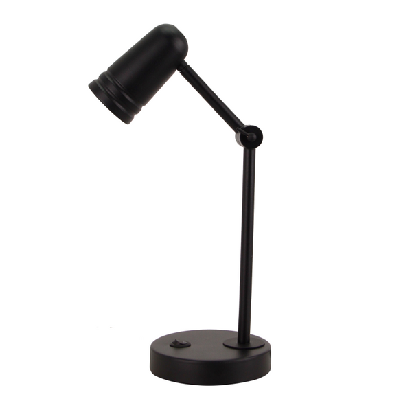 Chericoni Spero Tischlampe in Schwarz – 1-flammig – Ø6 cm – GU10 – modern & verstellbar