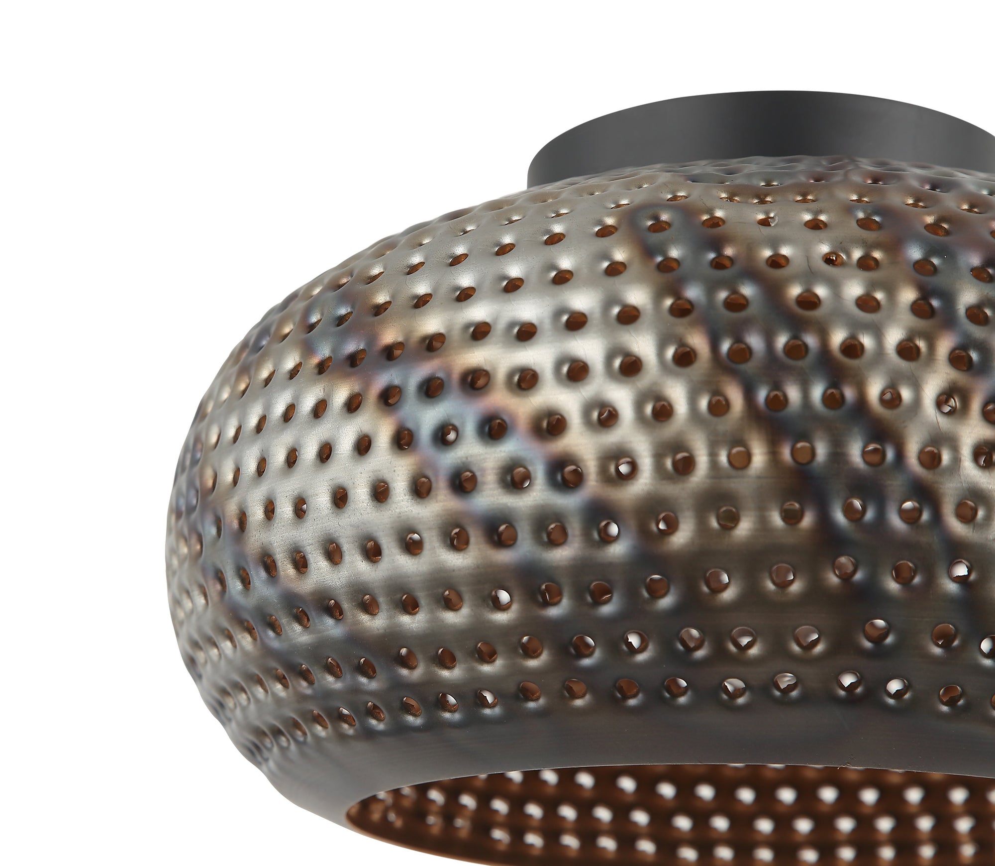 Chericoni Spezia plafondlamp, Ø30 cm, zwart met goud, 1 lichts en E27 fitting, een elegant verlichtingsontwerp.
