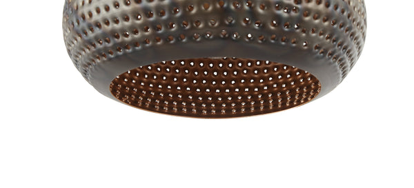 Stijlvolle Chericoni Spezia plafondlamp, Ø30 cm, zwart met gouden accenten, 1 lichts en E27 fitting, voor een luxe uitstraling.
