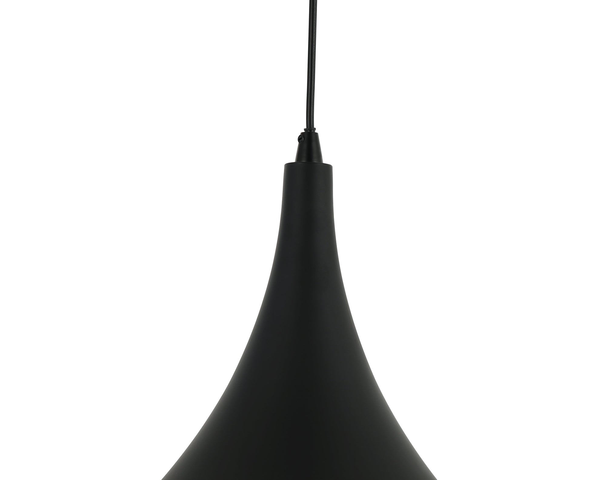 Stijlvolle Chericoni Strisce hanglamp, zwart ontwerp, Ø25 cm, met 1 lichts E27 fitting, geschikt voor diverse interieurs.
