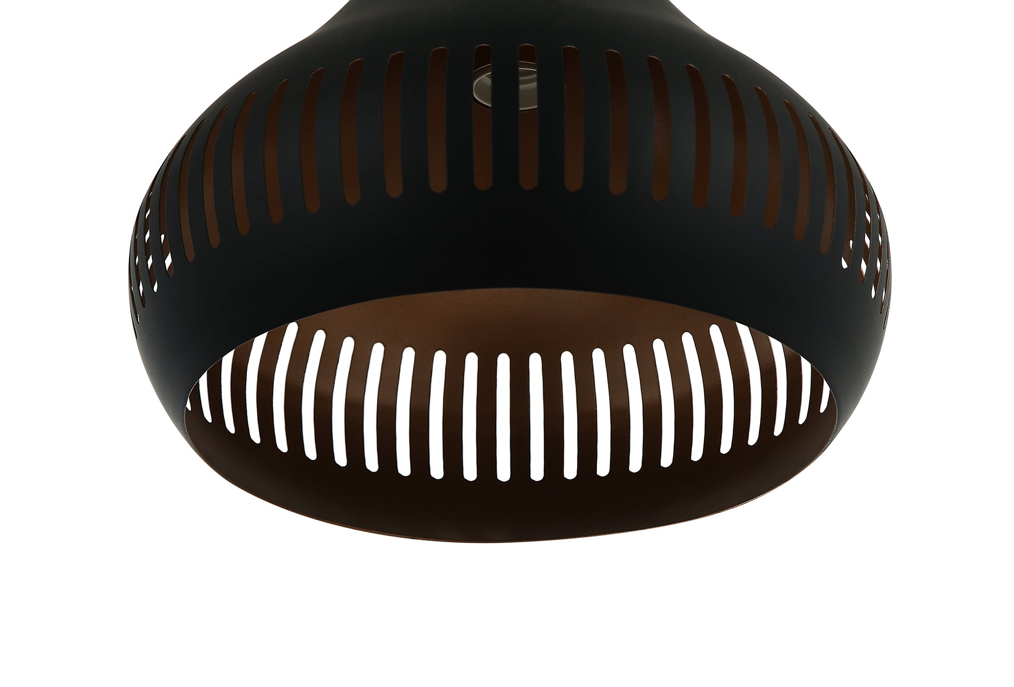 Chericoni Strisce hanglamp, Ø25 cm, zwart met E27 fitting, perfect voor minimalistische en moderne ruimtes.