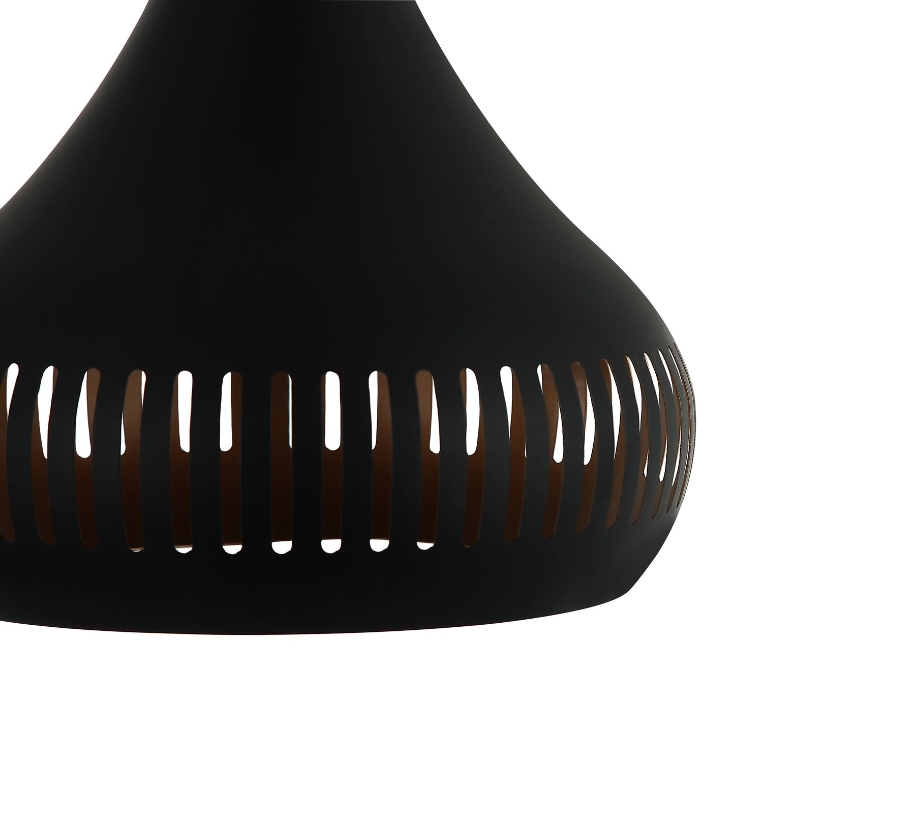 Minimalistische Chericoni Strisce hanglamp, Ø25 cm, zwart design met E27 fitting, een verfijnde keuze voor elke kamer.