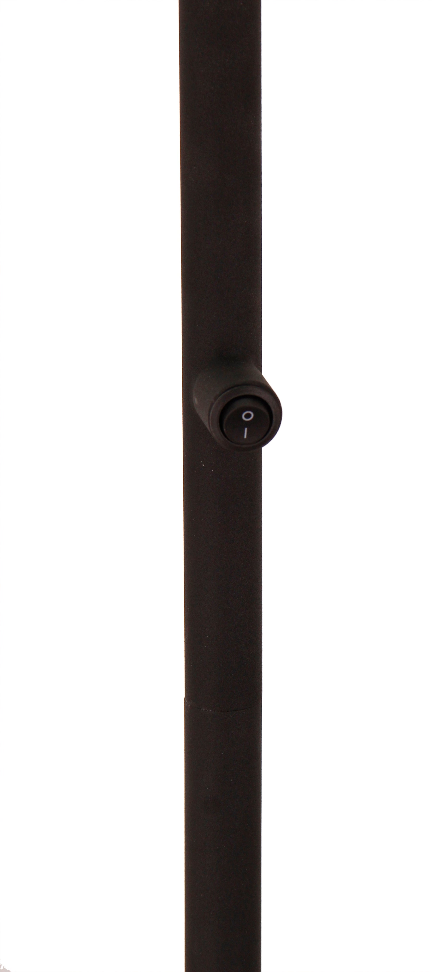 Chericoni Tavola vloerlamp, zwart, 153 cm hoog, met twee lichtpunten. Modern design, ideaal voor sfeervolle verlichting.