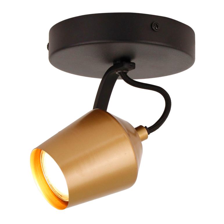 Chericoni Tavola Plafondspot 1-lichts Gold von vorne