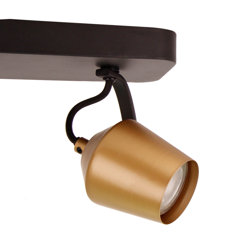 Chericoni Tavola Deckenstrahler 2-flammig neben Couch im Wohnzimmer