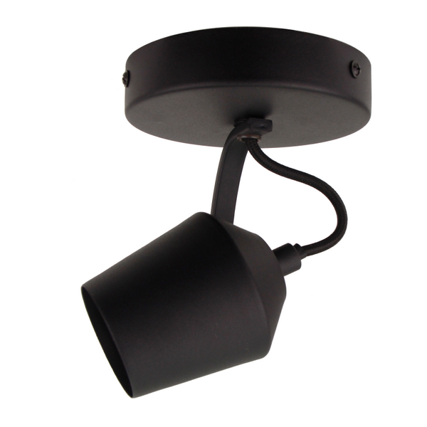 Elegante Chericoni Tavola plafondspot in zwart, 1 lichts, met een strak en minimalistisch ontwerp.
