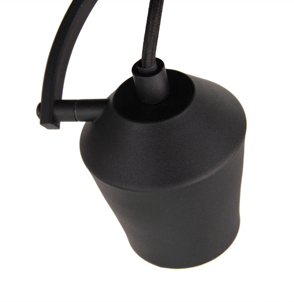 Chericoni Tavola spotlamp in zwart, geschikt voor één GU10-lichtbron. Compact en modern ontwerp voor gerichte verlichting.