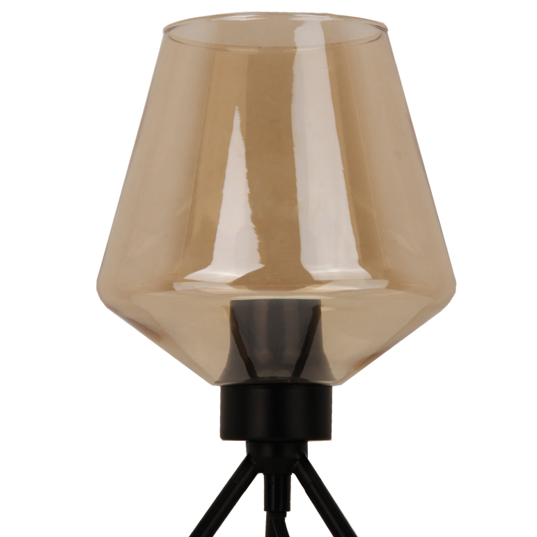 Tris tafellamp van Chericoni, Ø17,5 cm, gemaakt van glas met E27 fitting, perfect voor moderne interieurstijlen.
