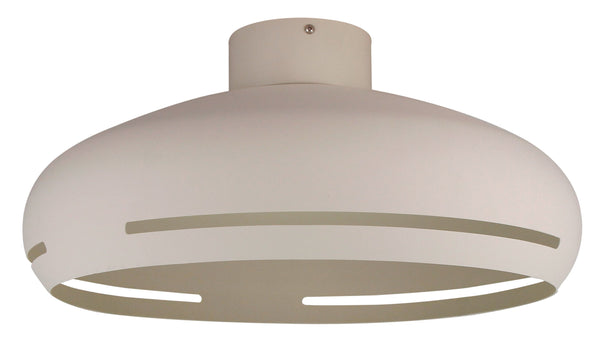 1 lichts Chericoni Striscia plafondlamp Ø 45 cm, crèmekleurig design, perfect voor een warme en moderne inrichting.