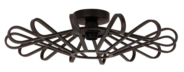 Chericoni Arco plafondlamp, 56 cm diameter, eigentijds design in zwart, ideaal voor stijlvolle interieurverlichting.