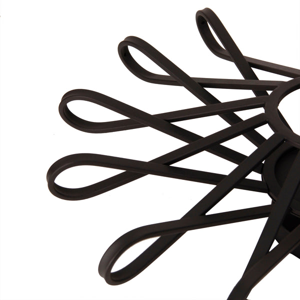 Chericoni Arco plafondlamp, 56 cm diameter, eigentijds design in zwart, ideaal voor stijlvolle interieurverlichting.