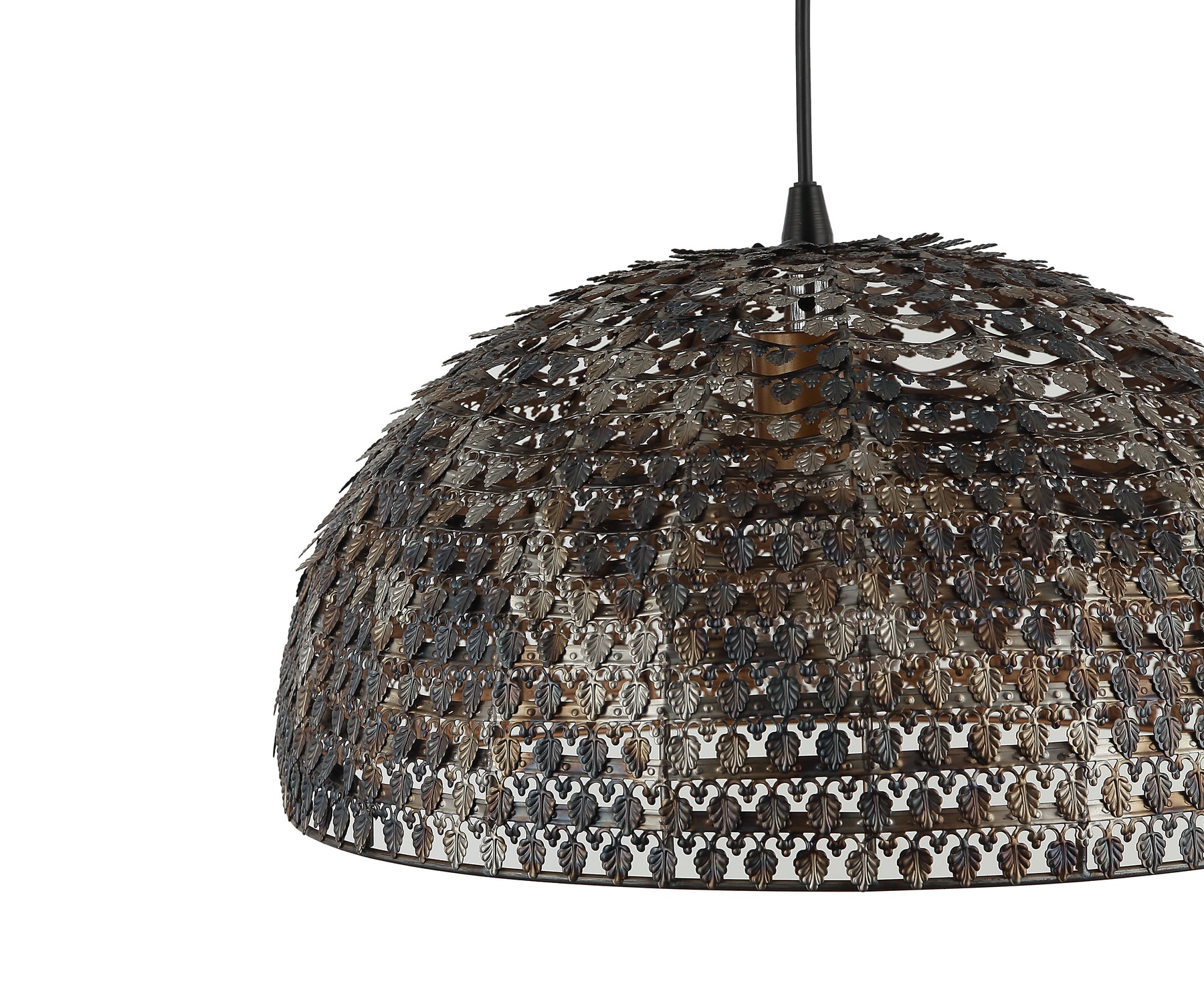 Zwarte Chericoni Bilancia hanglamp met één lichtpunt, Ø40cm, gemaakt van robuust ijzer en metaal voor een industriële look.