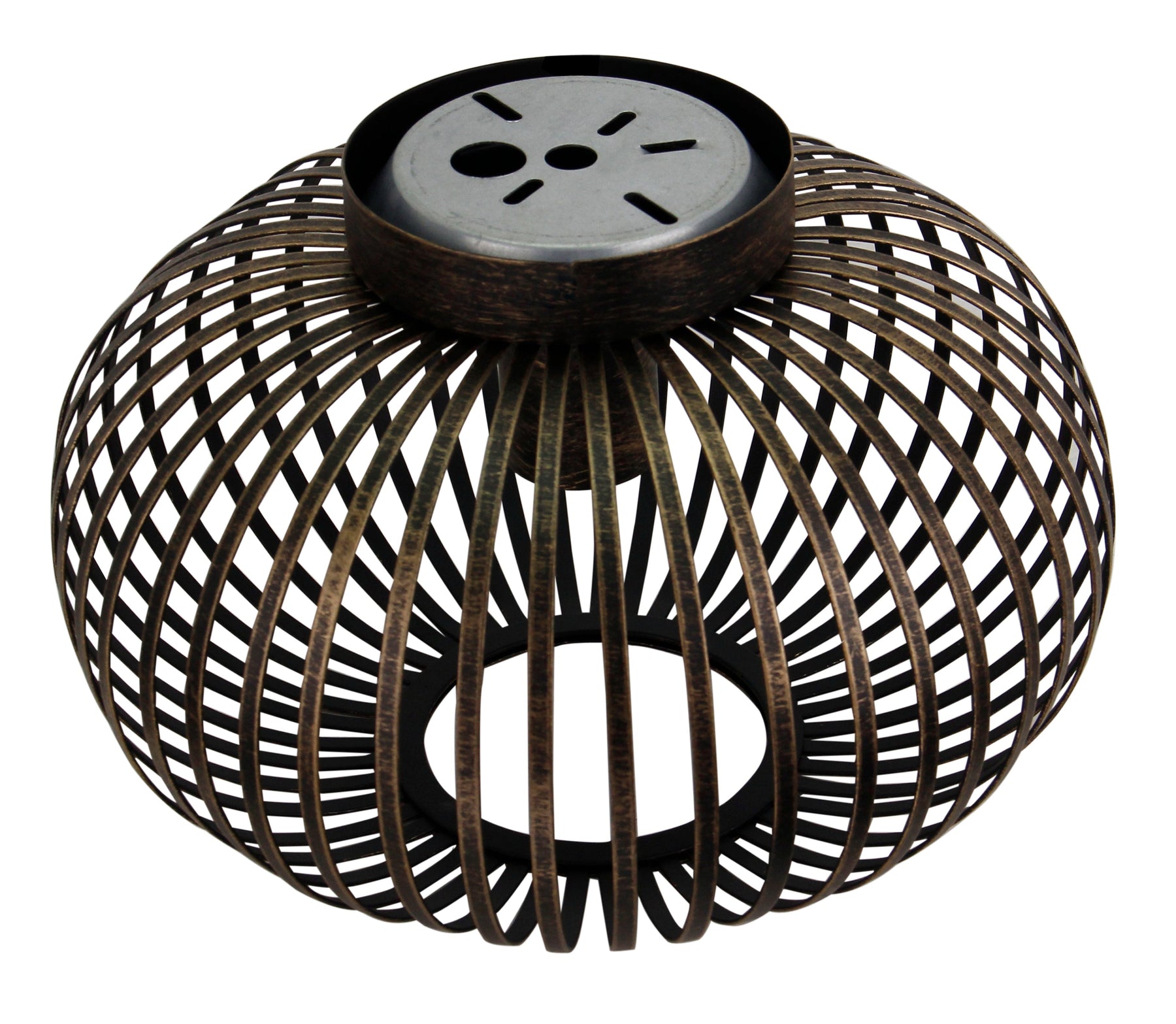 Plafondlamp Chericoni Curvato, brons, Ø30 cm, 1 lichtpunt, E27 fitting. Stijlvol en modern design voor sfeervolle verlichting.