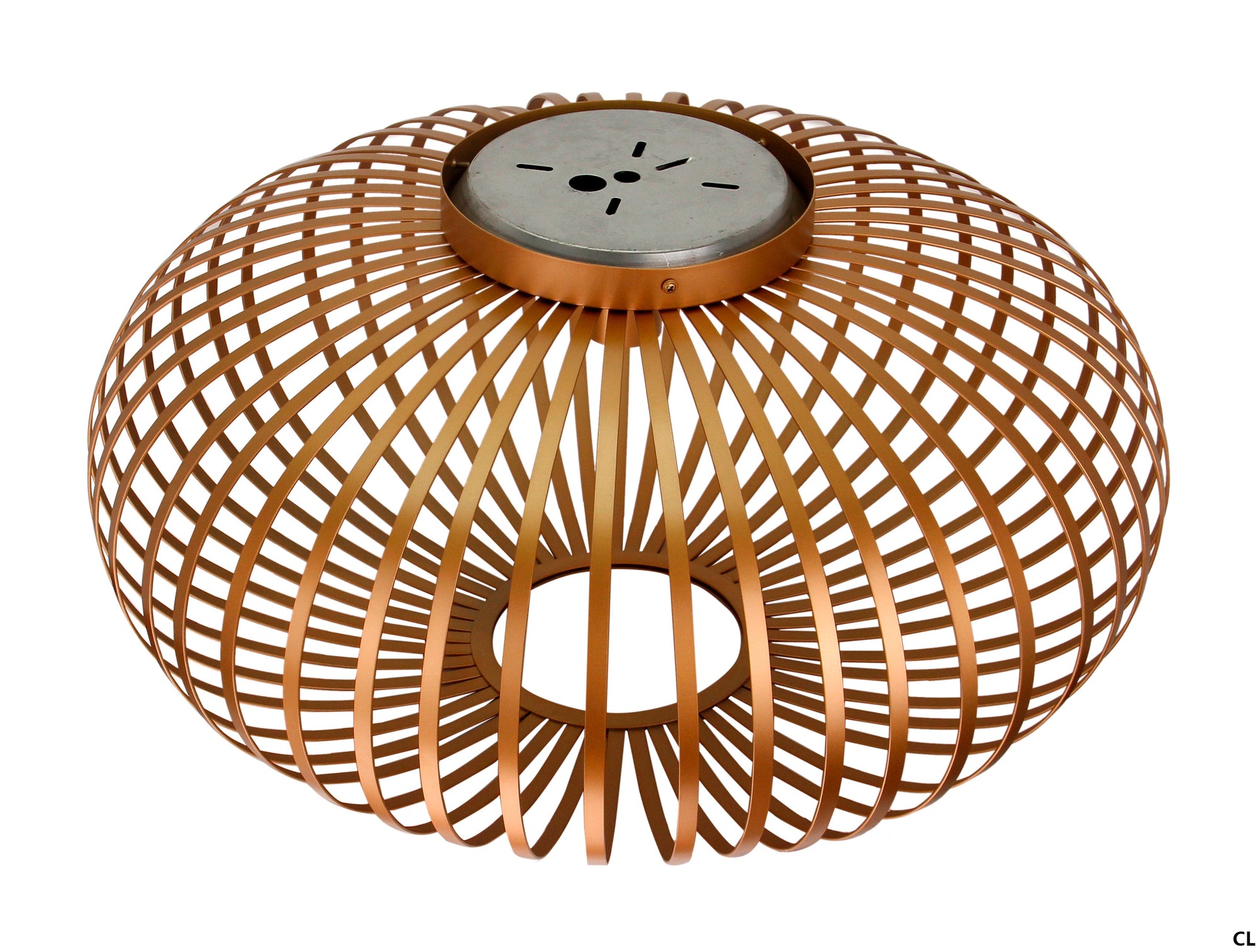 Plafondlamp Chericoni Curvato, goud, Ø60 cm, 1 lichtpunt, E27 fitting. Stijlvol en modern design voor sfeervolle verlichting.