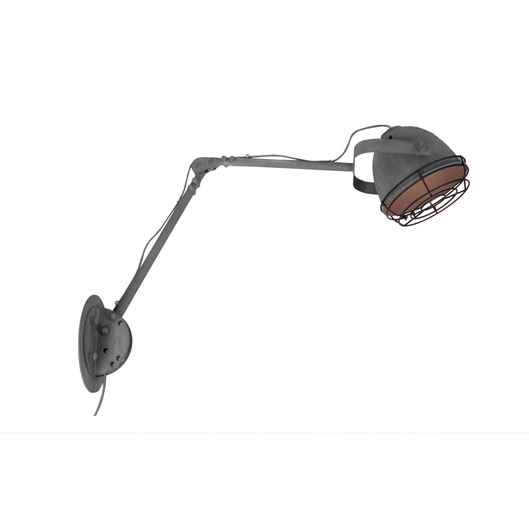 Deze stoere lamp is een combinatie tussen industriële vormgeving en een stoere kleur. De lamp past heel goed in meerdere huisstijlen.