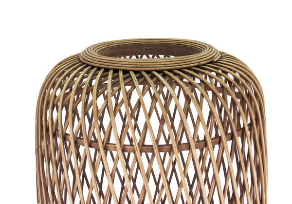 Vloerlamp Chericoni Nature Diagonaal, Ø32 cm, bamboe hout, 1 lichtpunt, E27 fitting. Natuurlijk design voor sfeervolle verlichting.