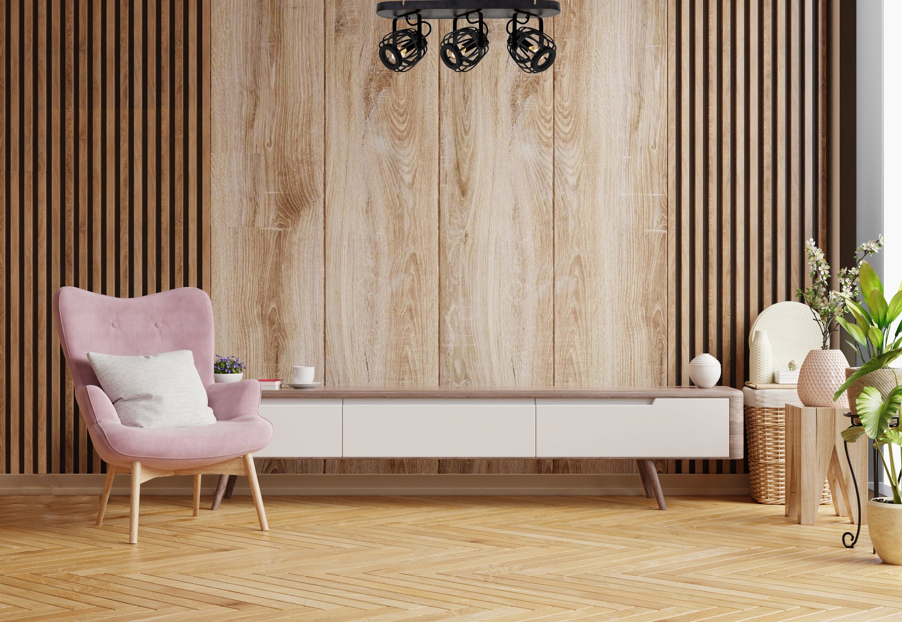 Chericoni Nature Trapeze plafondspot zwart, 3 lichts, Ø11 cm, E14 fitting, voor sfeervolle en gerichte verlichting in moderne interieurs.