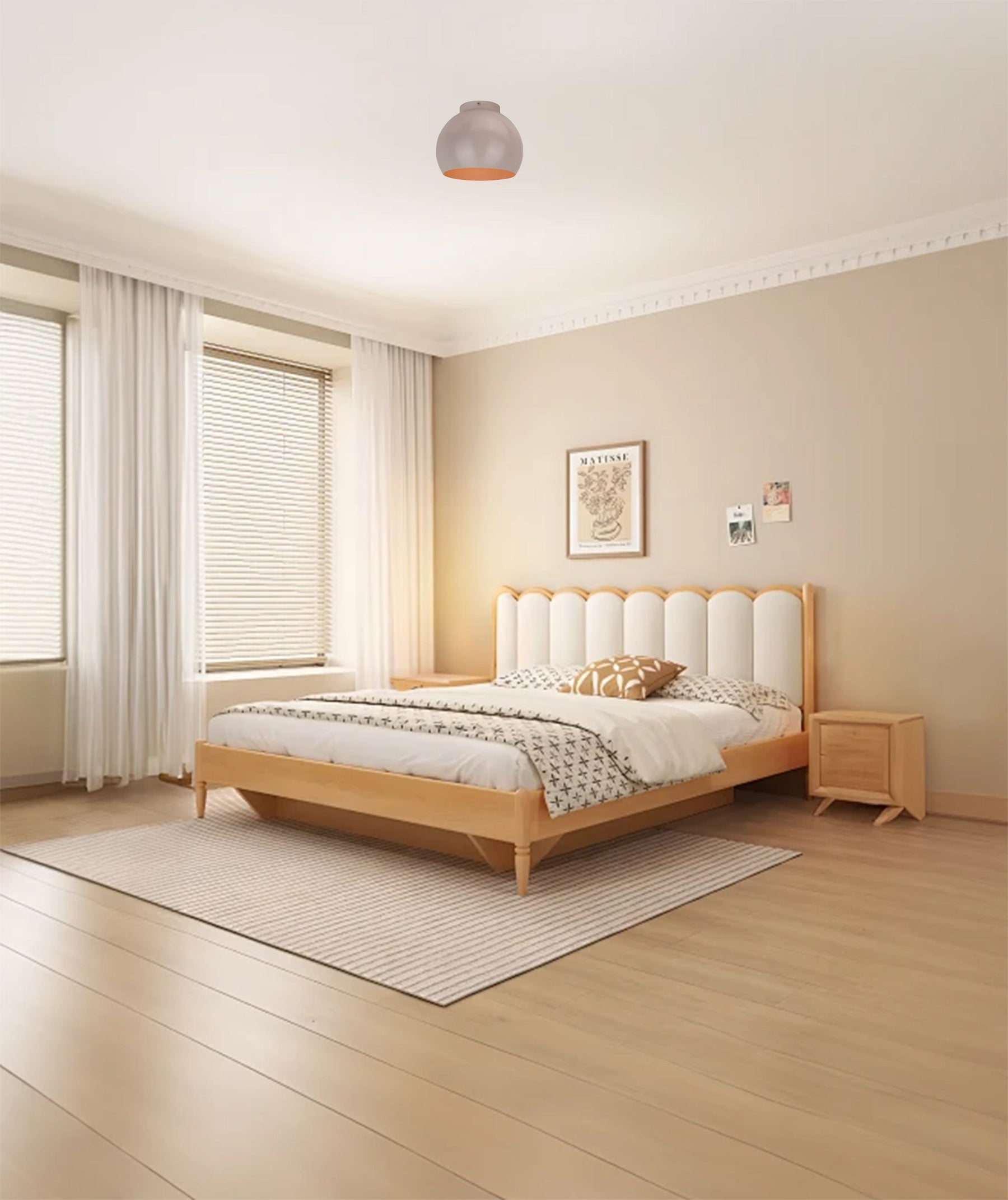 Lampada da soffitto Chericoni Occhio - 1 Luce - Grigio - Ø 25 cm
