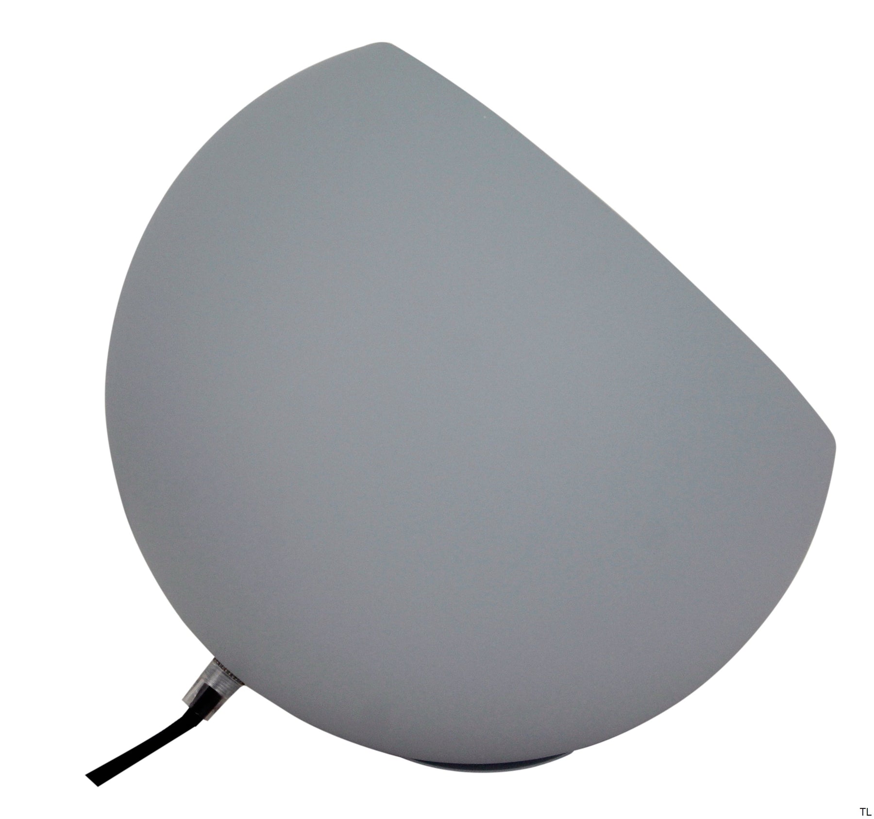 Chericoni Occhio tafellamp, Ø 20 cm, grijs design in ijzer en metaal, ideaal voor moderne en klassieke interieurs.